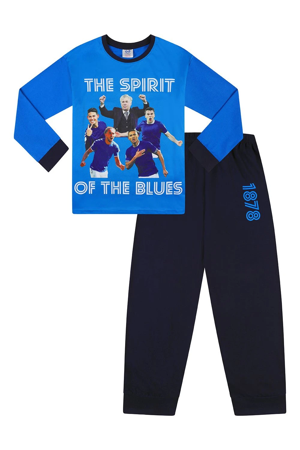 Boys Everton Spirit Of The Blues Long Pyjamas 1 Boys Everton Spirit Of The Blues Long Pyjamas