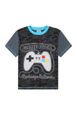 Boys Game Over Recharge Batteries Gaming Short Pyjamas -All Ages Fashion PJF210602 11 e2bfa631 fbb2 4156 aa0d cb011231a163