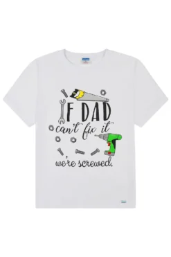 Mens 'If Dad Can't Fix It We're Screwed' Short Pyjamas Fathers Day -All Ages Fashion PJF210609 1