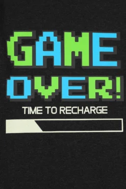 Boys Glow In The Dark Game Over Time To Recharge Batteries Long Pyjamas 10 Boys Glow In The Dark Game Over Time To Recharge Batteries Long Pyjamas -All Ages Fashion PJF210616 2 9cf03d46 47e9 4c2d 8fe0 af89d21afb0b