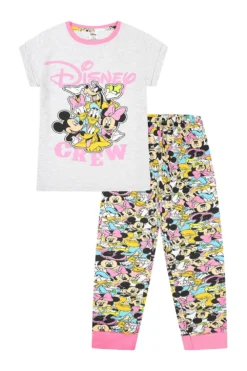 Women's Disney Minnie And Friends Long Pyjama Set