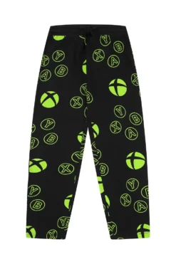 Xbox Official Mens Black Gaming Long Pyjamas 12 Xbox Official Mens Black Gaming Long Pyjamas -All Ages Fashion PJF210825 3