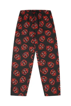Men's Official Marvel Deadpool Long Pyjamas Sizes S To 2XL Mens Pjs -All Ages Fashion PJF210914 33