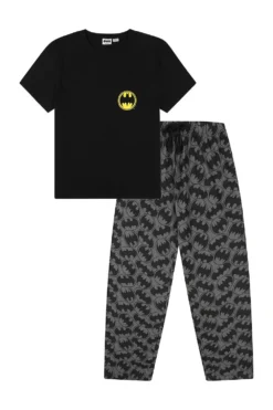 Men's Official Batman Pocket Long Pyjamas Sizes S To 2XL Mens Pjs -All Ages Fashion PJF211011 14