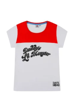 Women's Harley Quinn Daddy's Lil Monster The Suicide Squad Long Pyjamas -All Ages Fashion PJF211011 26