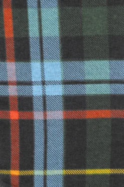 Men's And Boys Matching Brushed Cotton Green And Blue Checked Long Pyjamas -All Ages Fashion PJF220119 10