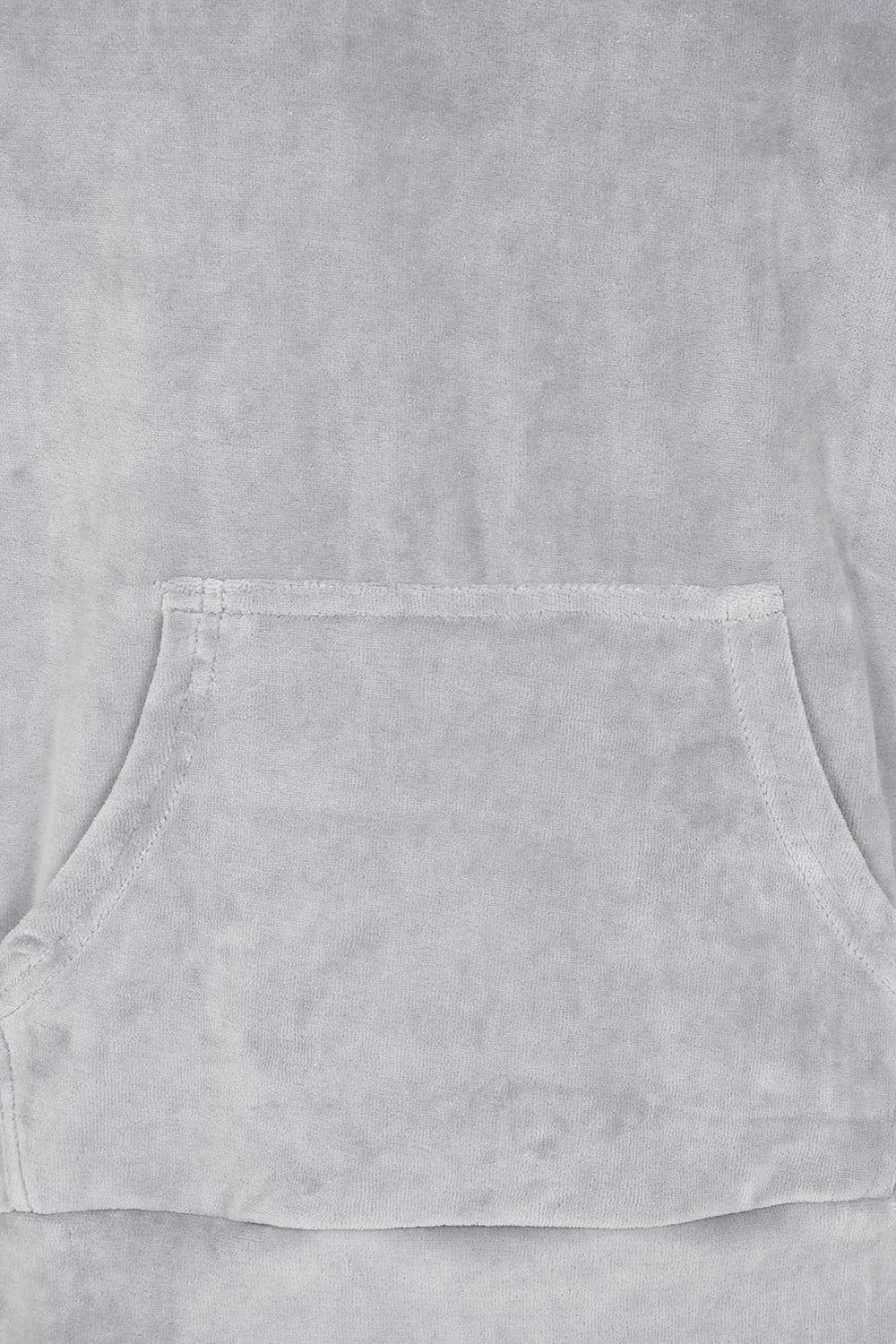 Girls Grey Velour Hooded Lounge Set Tracksuit 5 Girls Grey Velour Hooded Lounge Set Tracksuit - Image 5