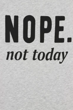 Girls Cheeky Nope Not Today Checked Shorts Cotton Pyjamas -All Ages Fashion PJF220525 13