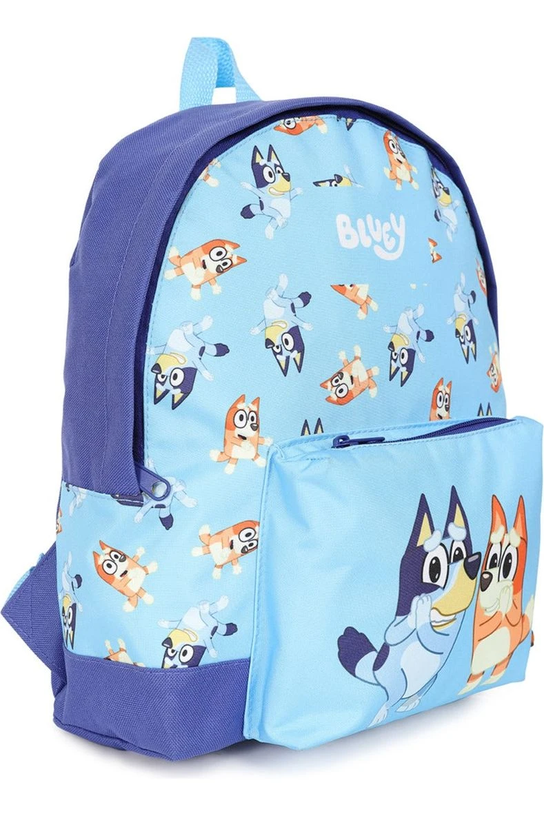 Official Bluey And Bingo Children's Backpack, Kids Backpack, Schoolbag, Rucksack Blue 1 Official Bluey And Bingo Children's Backpack, Kids Backpack, Schoolbag, Rucksack Blue