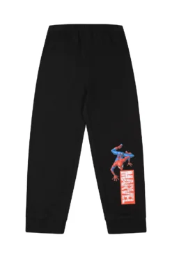 Official Boys Marvel Spiderman Long Pyjamas Red And Black -All Ages Fashion PJF220705 23