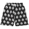 Football Black And White Shorts Swimming Trunks
