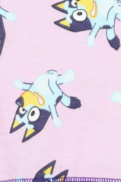 Girls Bluey And Bingo Queens Pink Long Pyjamas 2 To 6 Years -All Ages Fashion PJF220705 5