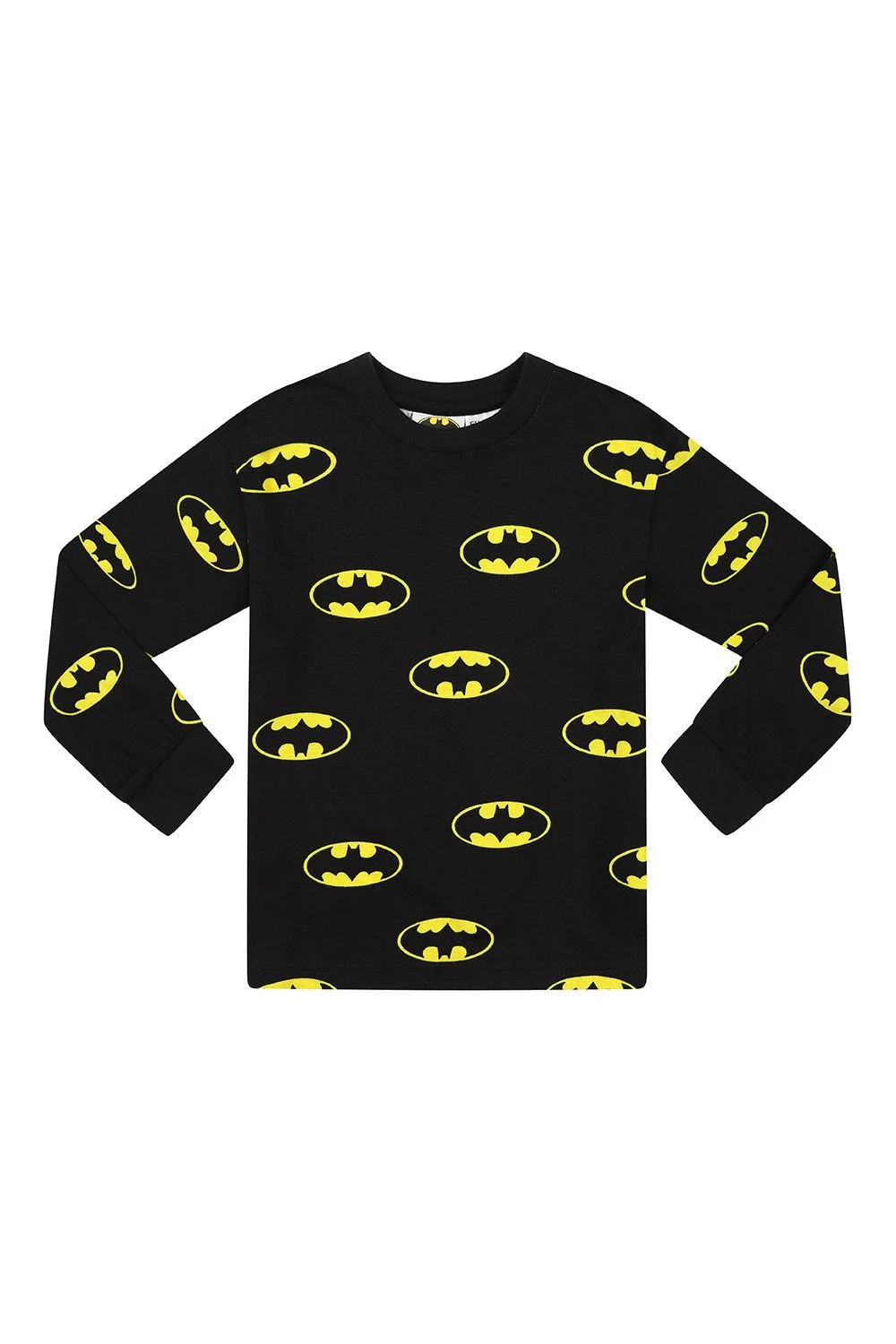 Boys Official Batman AOP Logo Long Pyjamas 4 Boys Official Batman AOP Logo Long Pyjamas - Image 4