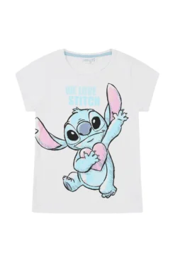 Women's Disney Lilo And Stitch We Love Stitch Short Pyjama Set -All Ages Fashion PJF220726 12