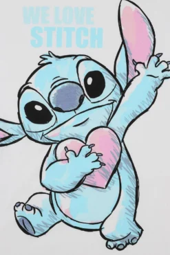 Women's Disney Lilo And Stitch We Love Stitch Short Pyjama Set -All Ages Fashion PJF220726 13