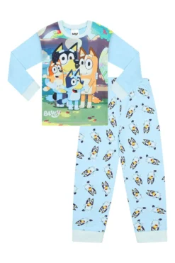 Boys Bluey And Bingo Long Pyjamas 2 To 7 Years 9 Boys Bluey And Bingo Long Pyjamas 2 To 7 Years -All Ages Fashion PJF220726 26