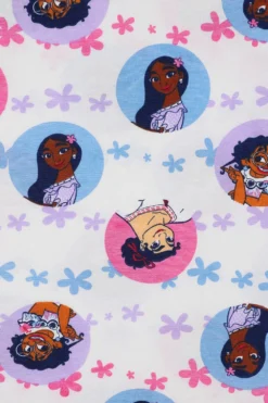 Girls Disney Encanto Mirabel, Isabela And Luisa White Long Pyjamas 12 Girls Disney Encanto Mirabel, Isabela And Luisa White Long Pyjamas -All Ages Fashion PJF220809 33