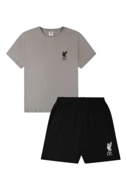 Mens Liverpool F.C Grey Short Pyjamas -All Ages Fashion PJF221110 1 scaled
