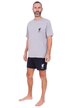 Mens Liverpool F.C Grey Short Pyjamas