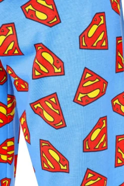 Men's Official Superman Long Pyjamas Sizes S To 2XL Mens Pjs -All Ages Fashion PJF221123 32