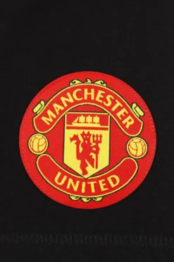 Mens Manchester United FC Black Short Pyjamas -All Ages Fashion PJF221201 15