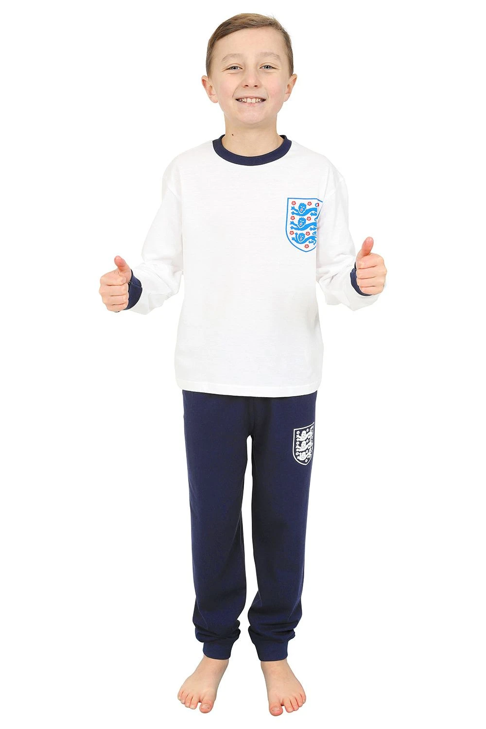 Official Kids The FA England Football World Cup Long Pyjamas Cotton Boys Girls 1 Official Kids The FA England Football World Cup Long Pyjamas Cotton Boys Girls
