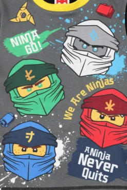 Boys Official Lego Ninjago Short Pyjamas 14 Boys Official Lego Ninjago Short Pyjamas -All Ages Fashion PJF230316 18