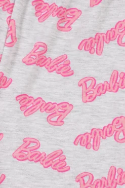 Girls Classic Barbie Girl Short Pink Pyjamas -All Ages Fashion PJF230316 45 scaled