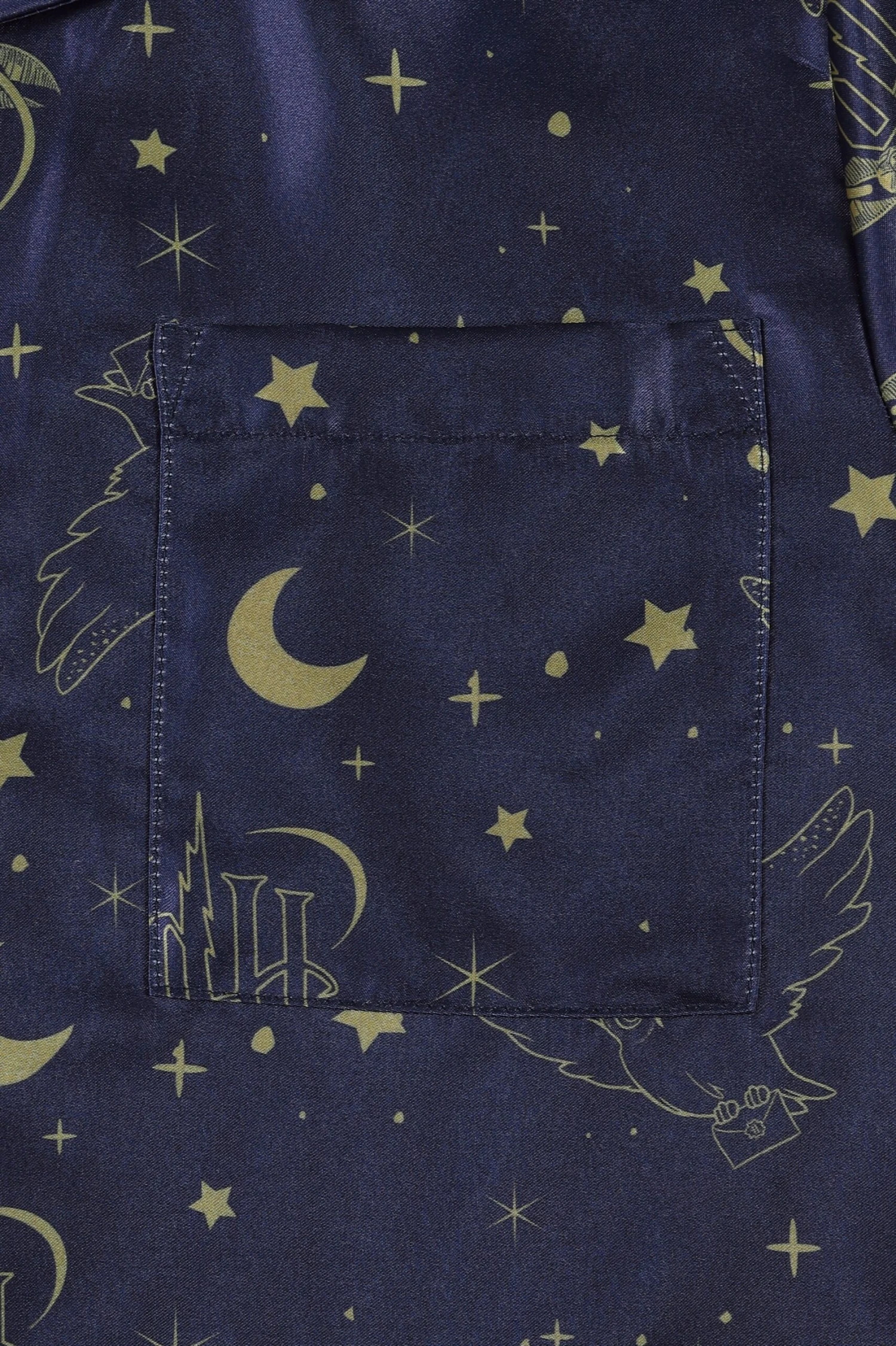 Women's Harry Potter Hedwig Short Satin Pyjama Set 5 Women's Harry Potter Hedwig Short Satin Pyjama Set - Image 5