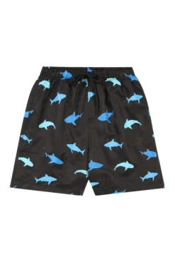 Men's Shark Swimming Trunks, Swim Shorts With All Over Print