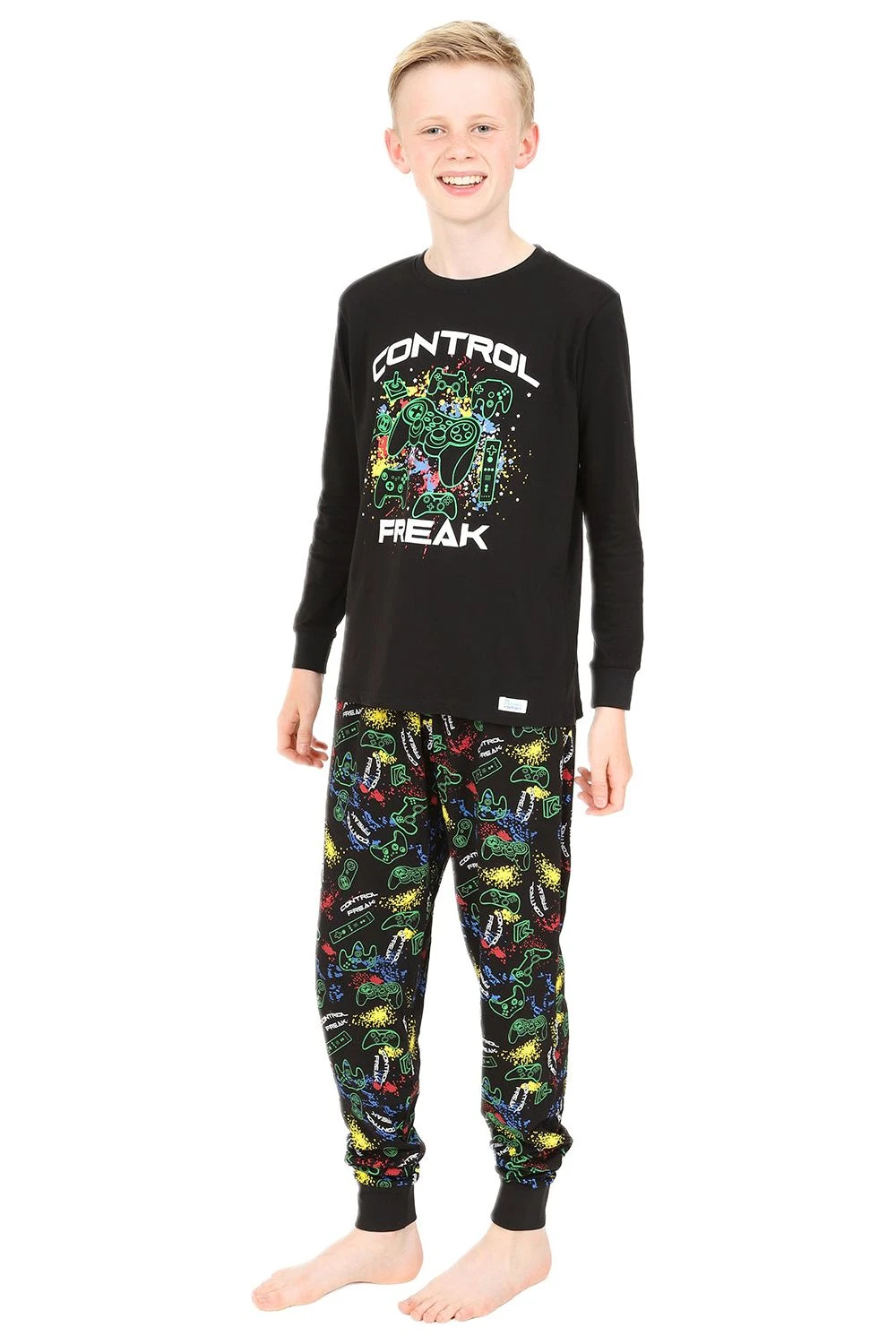 Control FreakGamer Cotton Boys Long Pyjamas 1 Control FreakGamer Cotton Boys Long Pyjamas