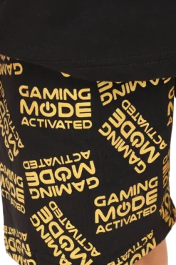 Gaming Mode Gold ActivatedShort Pyjamas -All Ages Fashion PJF230710 201