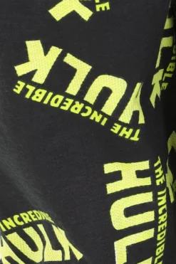 Boys Official Marvel Hulk Krunch Green Grey Long Pyjamas -All Ages Fashion PJF230710 240