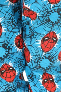 Boys Official Marvel Spiderman Blue Red Long Pyjamas -All Ages Fashion PJF230710 247