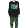 Gaming Mode Green Activated Long Pyjamas
