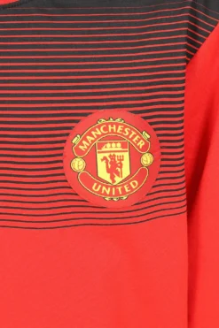 Manchester United FC Boys Red Black Long Pyjamas -All Ages Fashion PJF230710 68