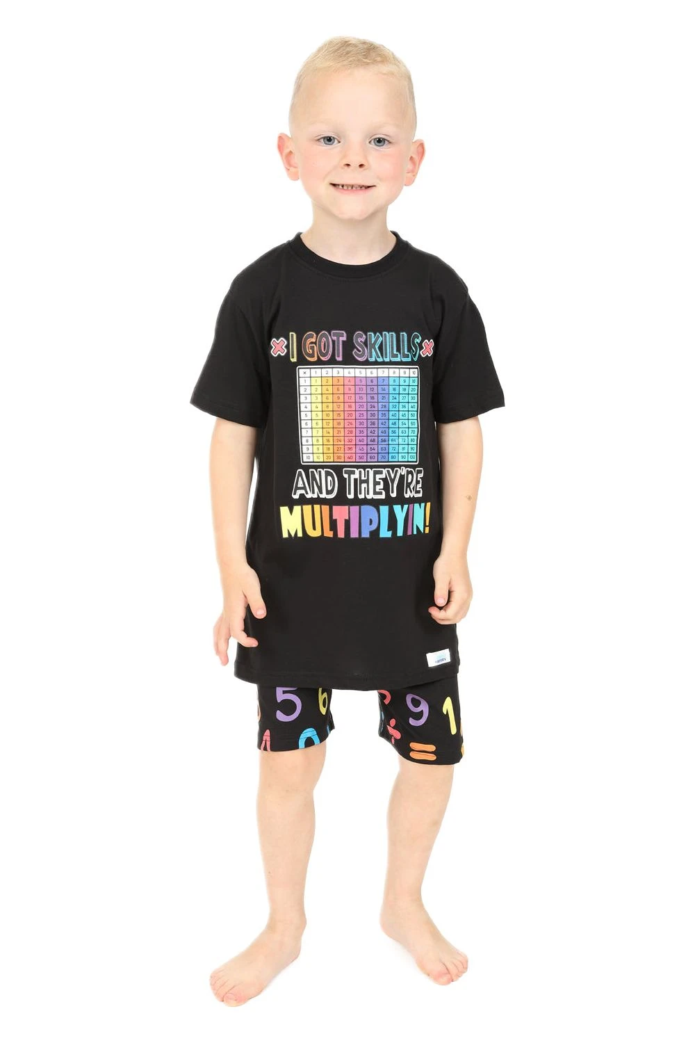 Boys, Girls I Got Skills, And They're Multiplying Short Pyjama Set 1 Boys, Girls I Got Skills, And They're Multiplying Short Pyjama Set
