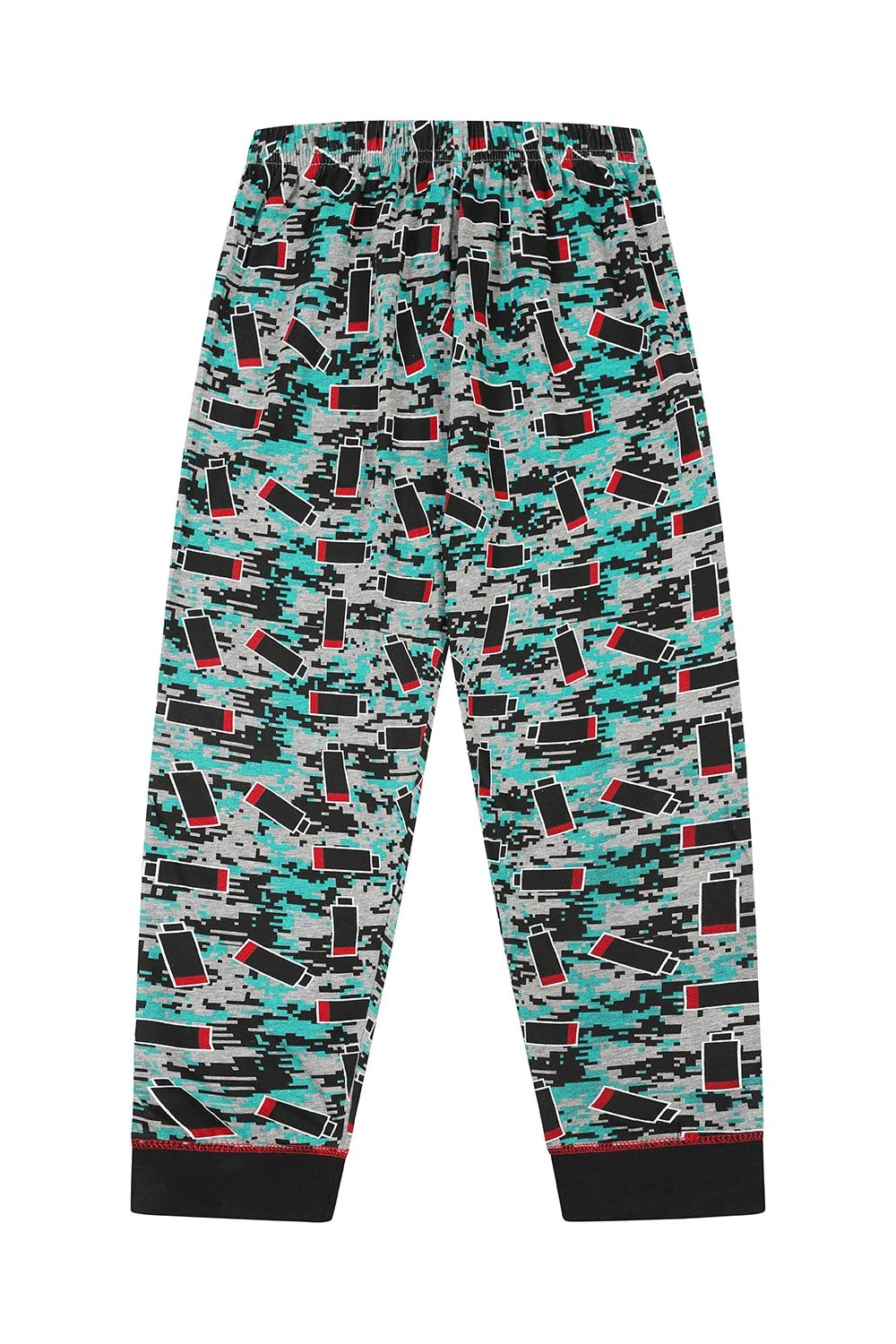 Boys Not Sleeping I'm Just Recharging' Grey Red Long Pyjamas 6 Boys Not Sleeping I'm Just Recharging' Grey Red Long Pyjamas - Image 6