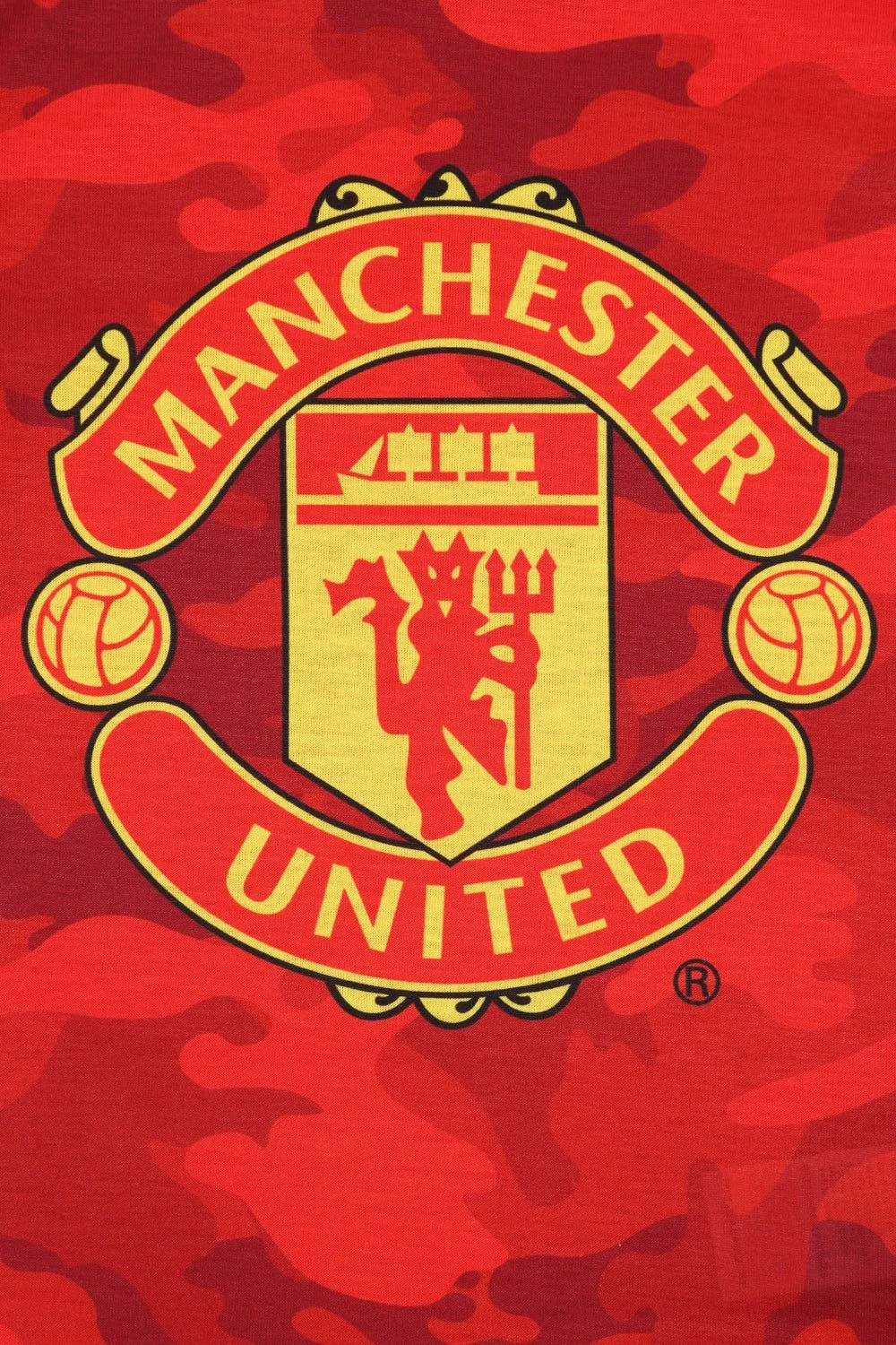 Boys Manchester United FC Red Camouflage Short Pyjamas 5 Boys Manchester United FC Red Camouflage Short Pyjamas - Image 5