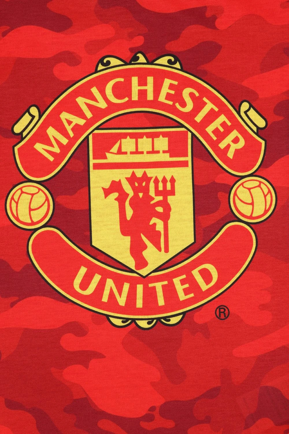 Boys Manchester United FC Red Camouflage Long Pyjamas 5 Boys Manchester United FC Red Camouflage Long Pyjamas - Image 5