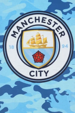 Boys Manchester City Blue Camouflage Long Pyjamas -All Ages Fashion PJF231012 28