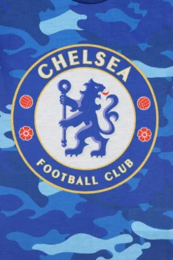 Boys Chelsea F.C Blue Camouflage Long Pyjamas 11 Boys Chelsea F.C Blue Camouflage Long Pyjamas -All Ages Fashion PJF231012 33