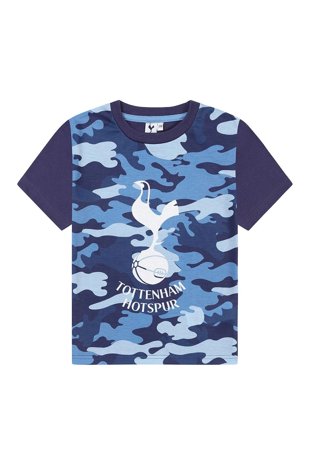 Boys Tottenham FC Spurs Blue Camouflage Short Pyjamas 4 Boys Tottenham FC Spurs Blue Camouflage Short Pyjamas - Image 4