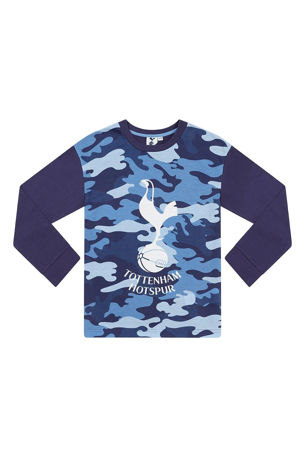 Boys Tottenham FC Spurs Blue Camouflage Long Pyjamas 4 Boys Tottenham FC Spurs Blue Camouflage Long Pyjamas - Image 4