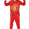 Boys Manchester United FC Red Camouflage Long Pyjamas