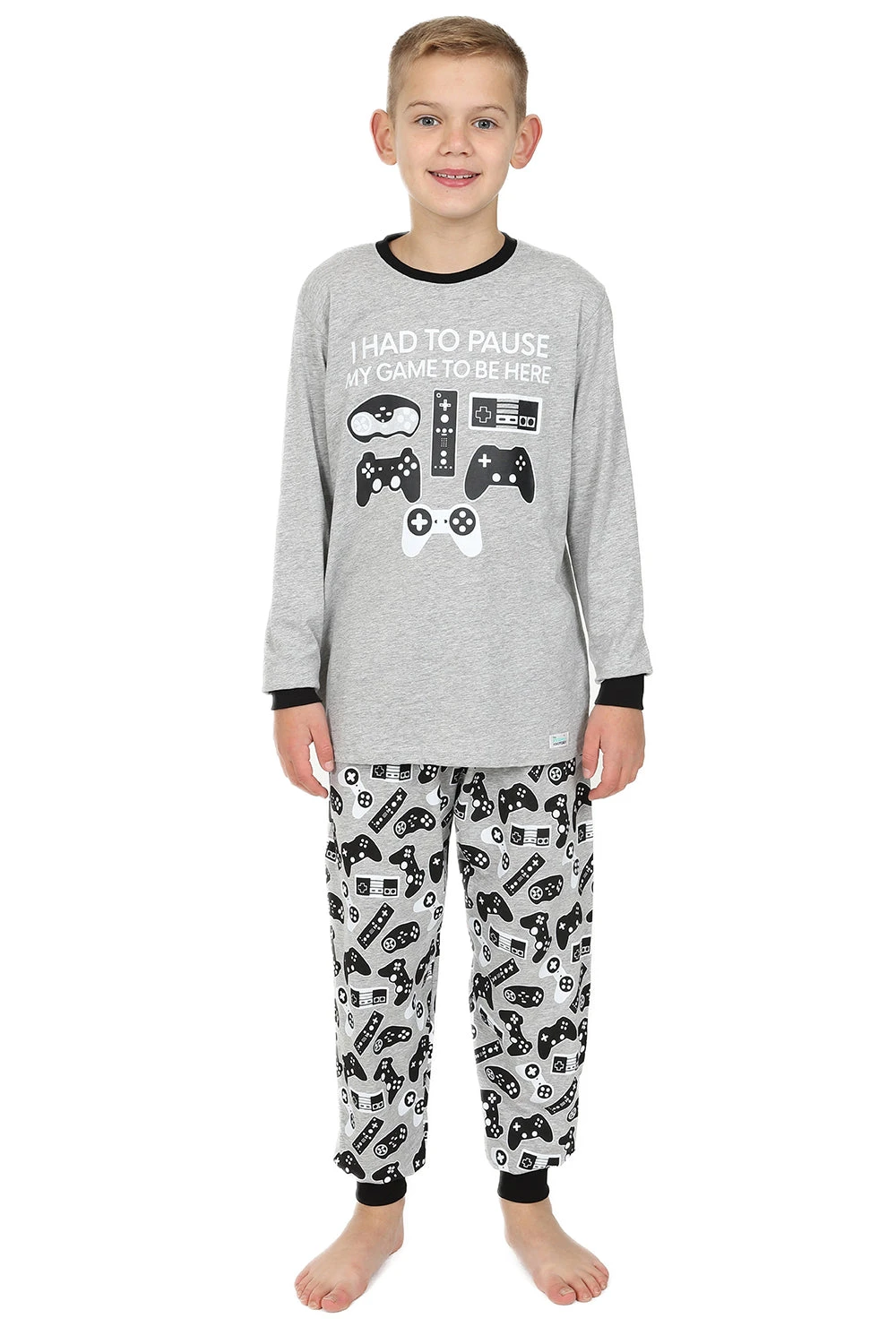 Boys I Had To Pause My Game Long Pyjamas 1 Boys I Had To Pause My Game Long Pyjamas