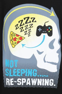 Not Sleeping Re-spawning Long Pyjamas -All Ages Fashion PJF231122 125