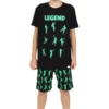Legend Emote Dance Gaming Green Short Pyjamas