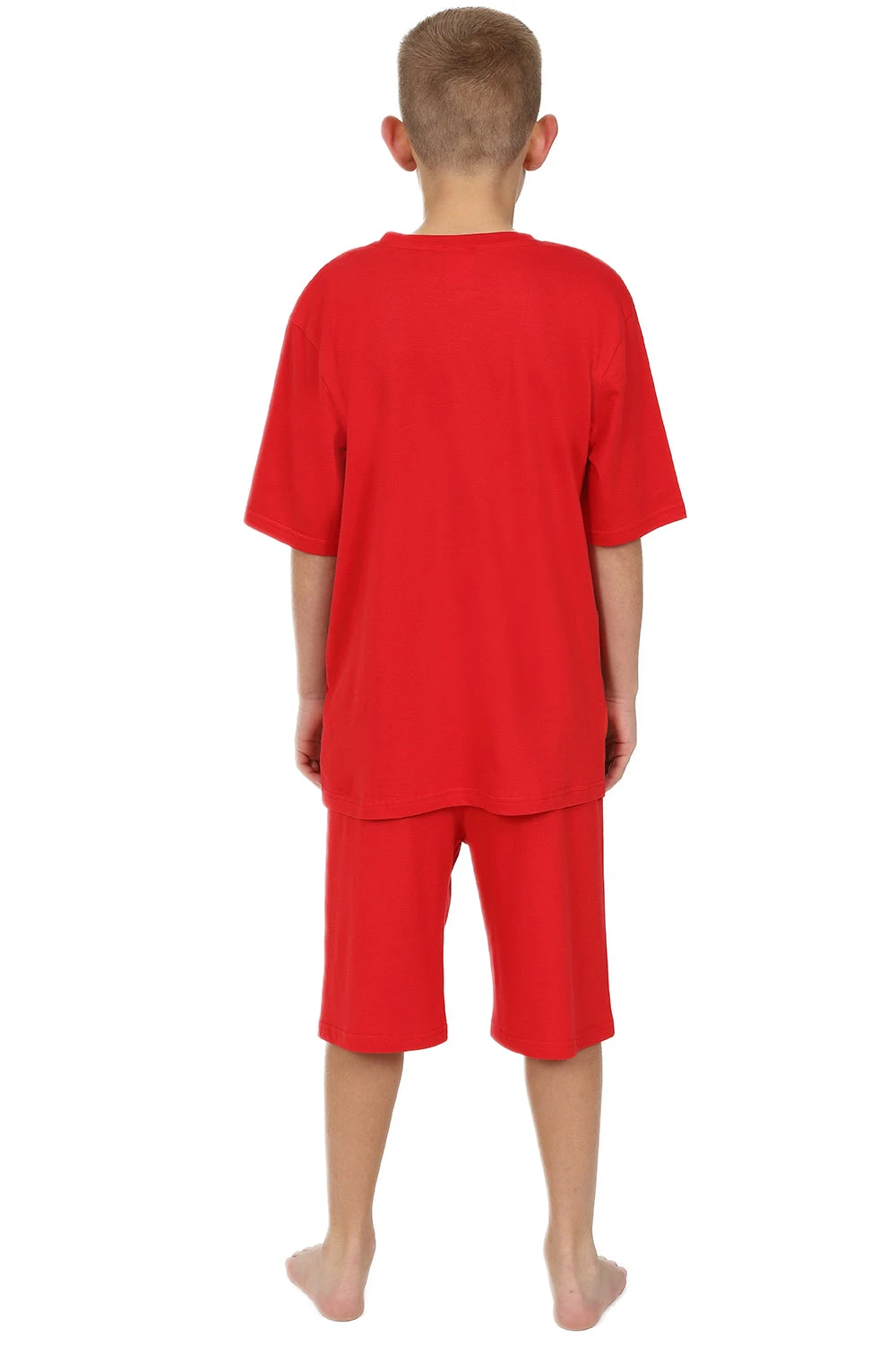 Boys Manchester United FC Red Camouflage Short Pyjamas 2 Boys Manchester United FC Red Camouflage Short Pyjamas - Image 2