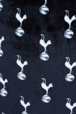 Tottenham Hotspur Mens Official F.C. Dressing Gown Fleece Hooded Spurs Robe -All Ages Fashion PJFMale231025 109